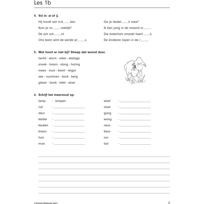 Blokboek taal groep 5 (5 stuks)