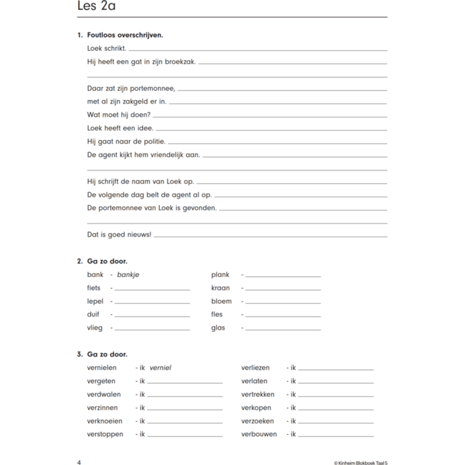 Blokboek taal groep 5 (5 stuks)