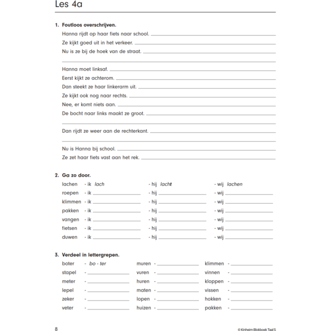 Blokboek taal groep 5 (5 stuks)