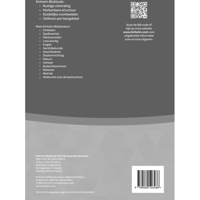Blokboek taal groep 6 antwoorden en dictees