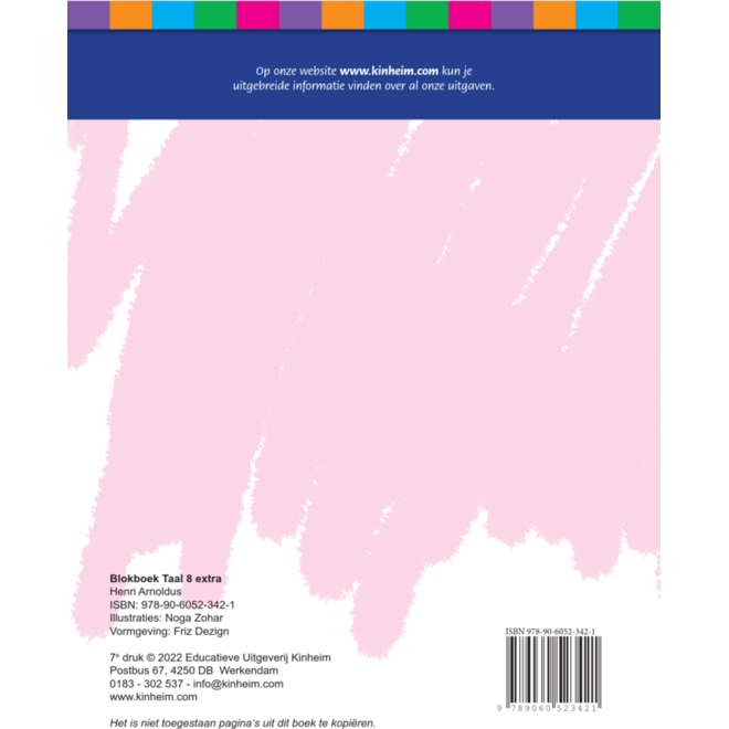 Blokboek taal groep 8 extra (5 stuks)