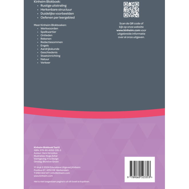 Blokboek taal groep 8
