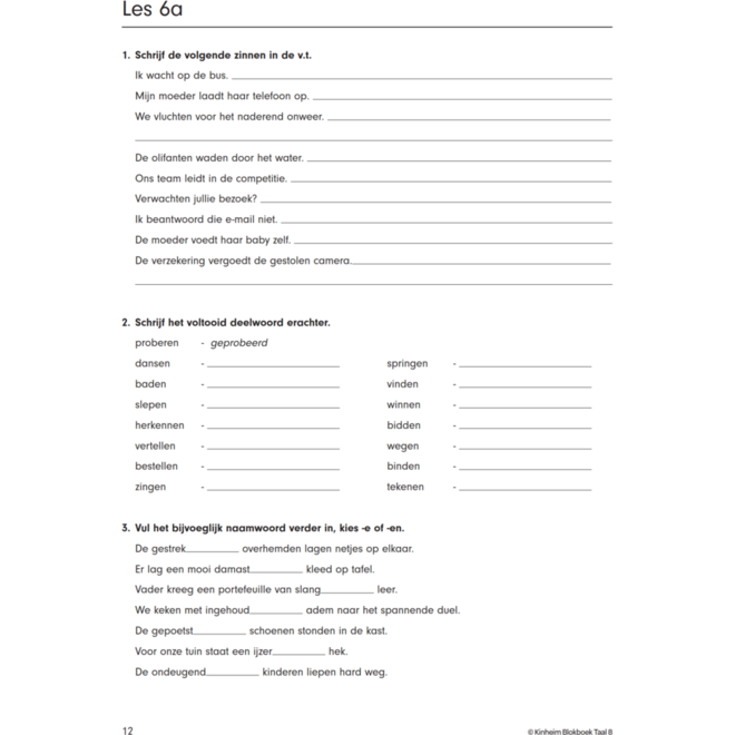 Blokboek taal groep 8 (5 stuks)