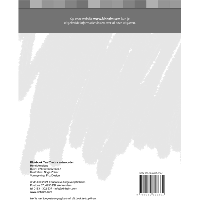 Blokboek taal groep 7 extra antwoorden en dictees