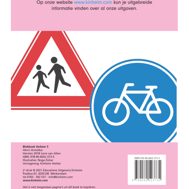 Blokboek verkeer groep 5 (5 stuks)