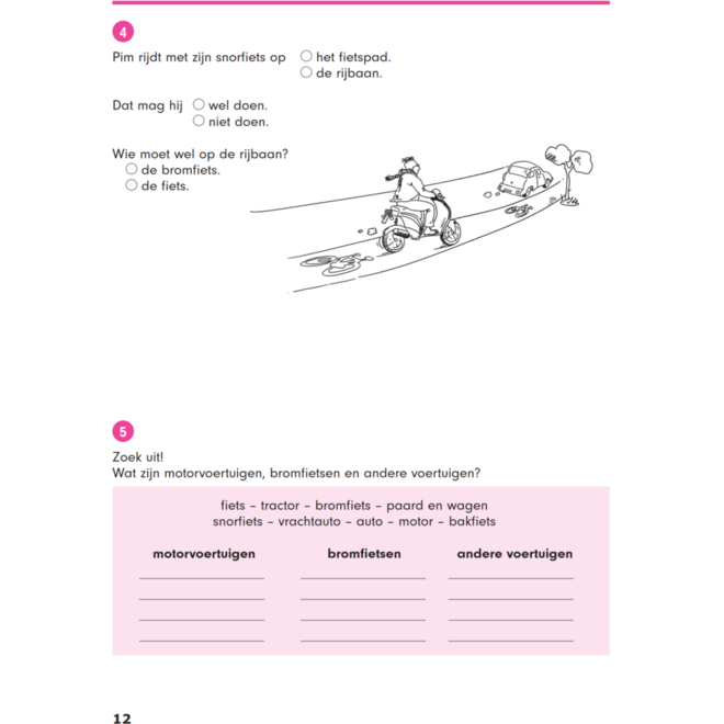 Blokboek verkeer groep 5 (5 stuks)