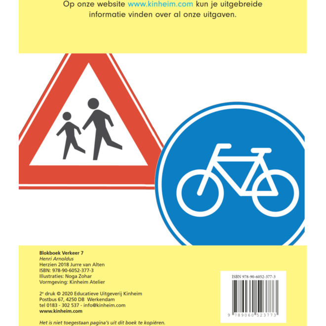 Blokboek verkeer groep 7 (5 stuks)