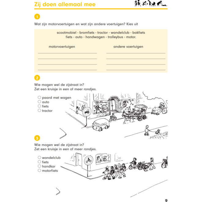 Blokboek verkeer groep 7 (5 stuks)