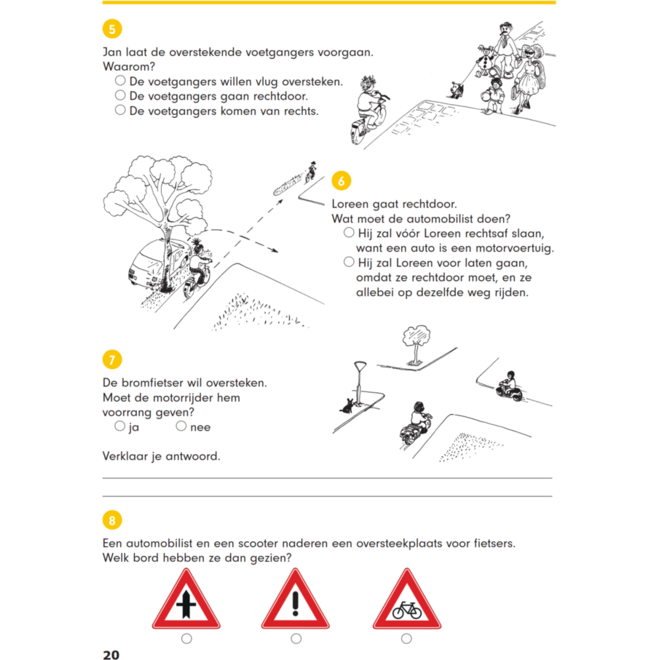 Blokboek verkeer groep 7 (5 stuks)