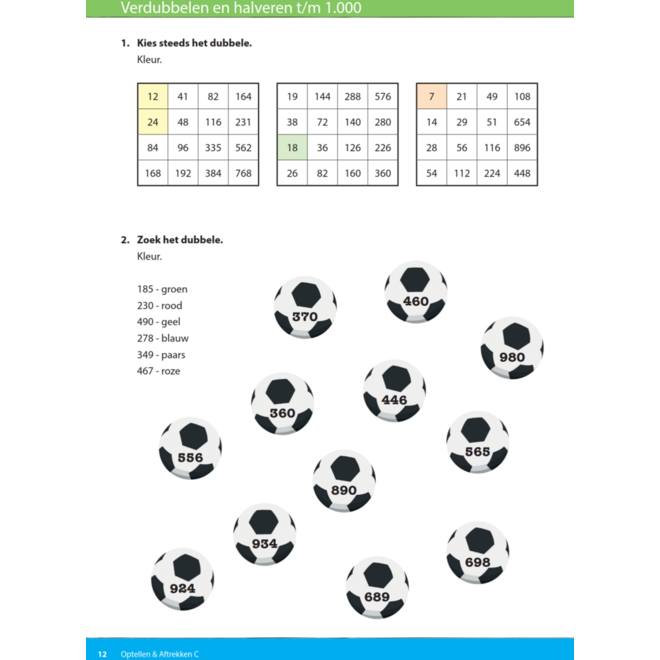 Kerndoeltrainer Optellen & Aftrekken C (5 stuks)