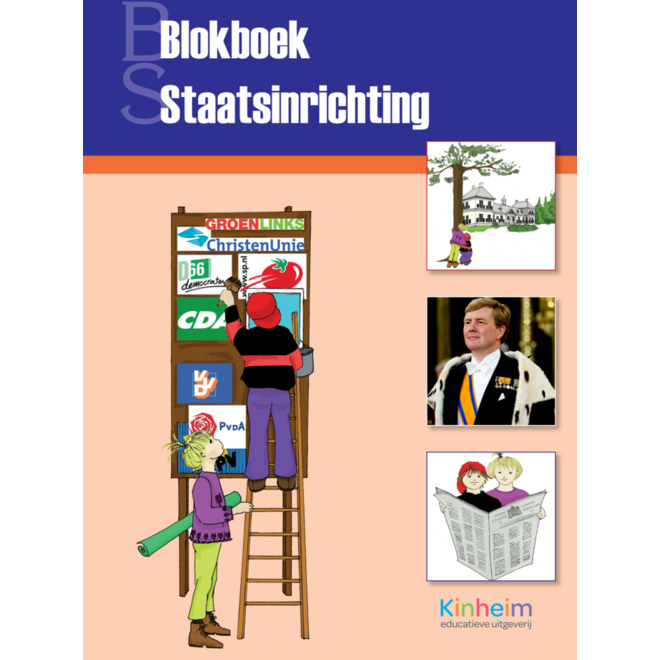 Blokboek staatsinrichting (5 stuks)