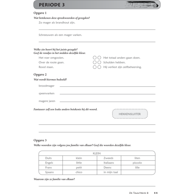 Taaltrein B groep 5-6 (5 stuks)