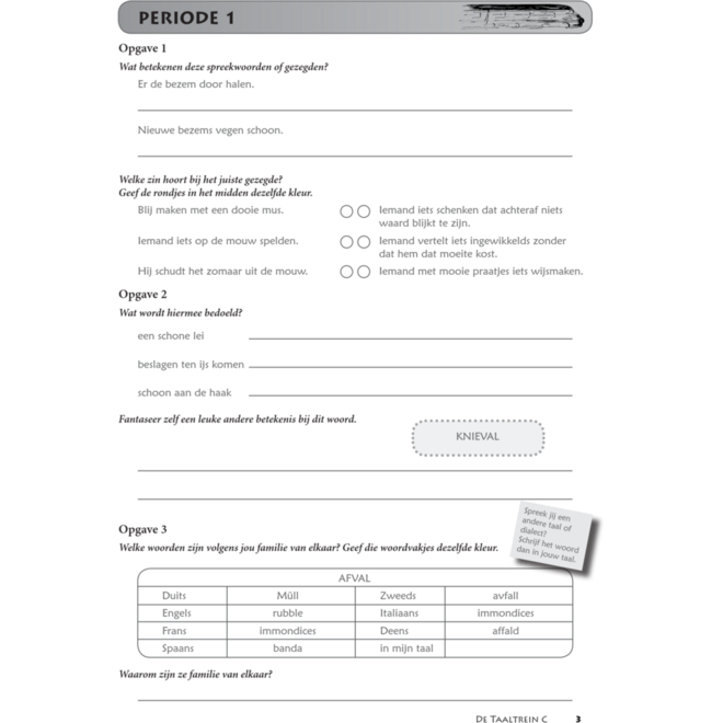 Taaltrein C groep 6-7 (5 stuks)