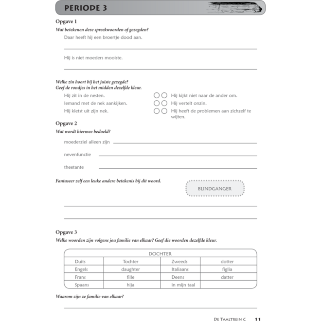 Taaltrein C groep 6-7 (5 stuks)