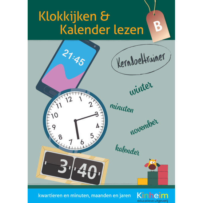 Kerndoeltrainer Klokkijken & Kalender lezen B (5 stuks)