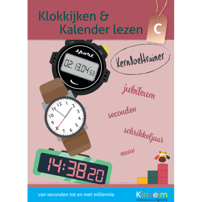 Kerndoeltrainer Klokkijken & Kalender lezen C (5 stuks)