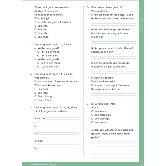 Blokboek Lees Aardig groep 3-4 (5 stuks)