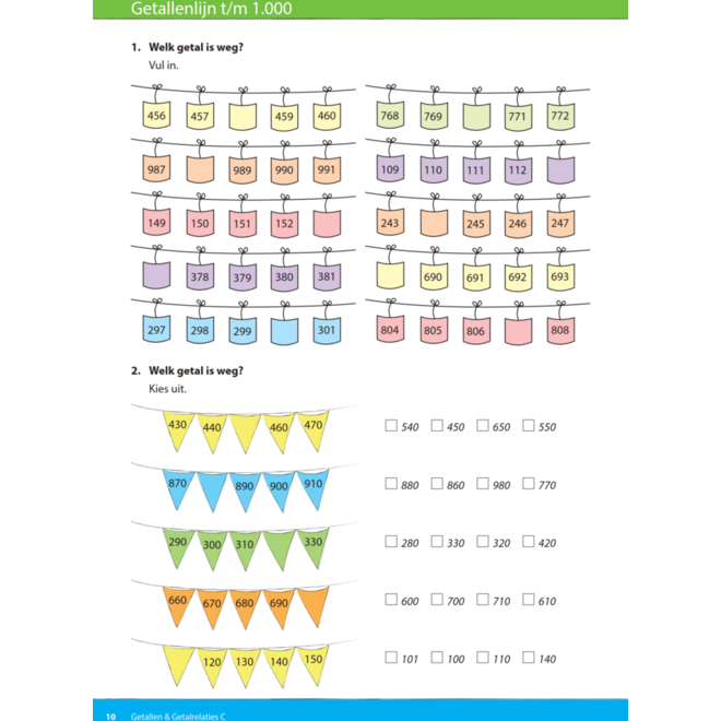 Kerndoeltrainer Getallen & Getalrelaties C (5 stuks)
