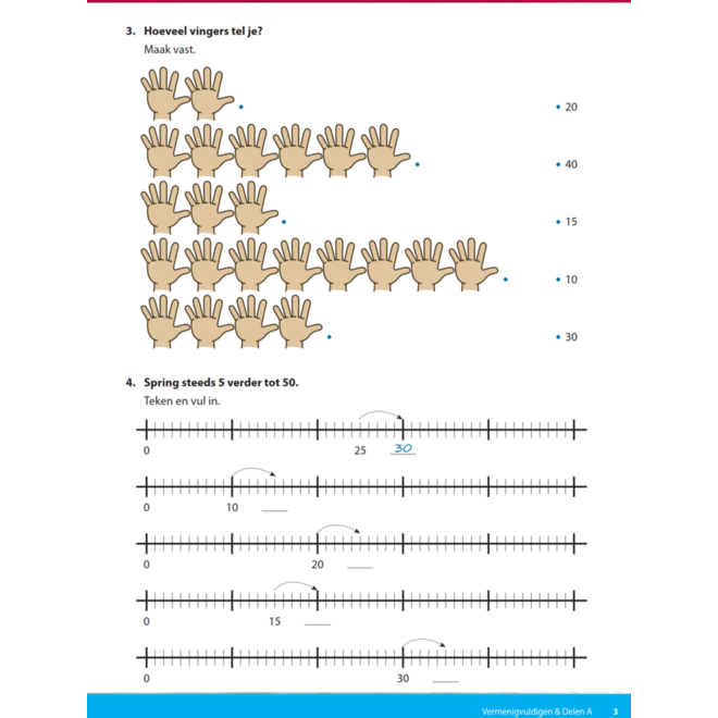 Kerndoeltrainer Vermenigvuldigen & Delen A (5 stuks)