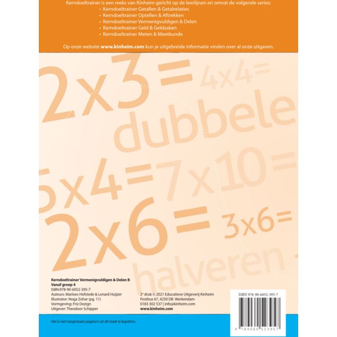 Kerndoeltrainer Vermenigvuldigen & Delen B (5 stuks)