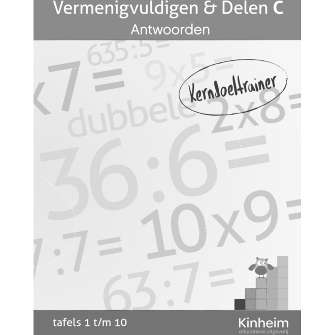 Kerndoeltrainer Vermenigvuldigen & Delen C antwoorden