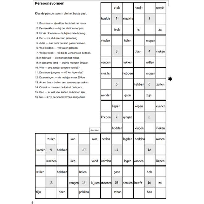Zelfstandig taal 6 werkboek