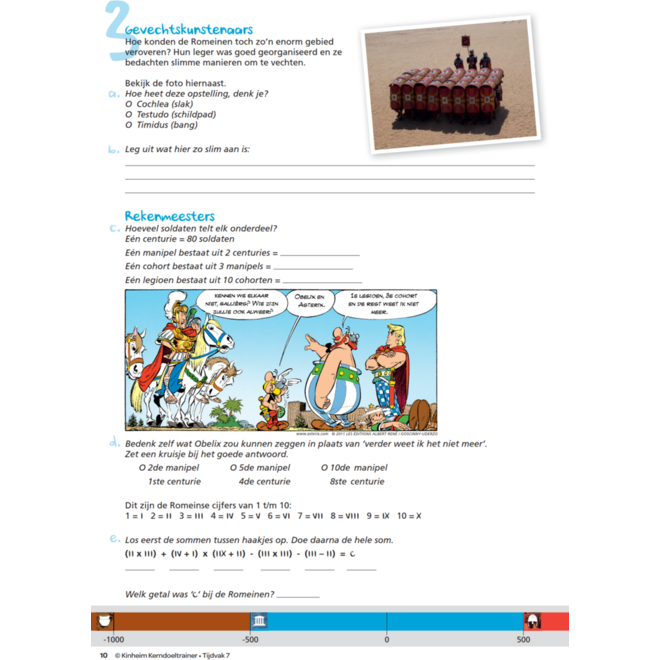 Kerndoeltrainer Tijdvak werkboek groep 7 (5 stuks)