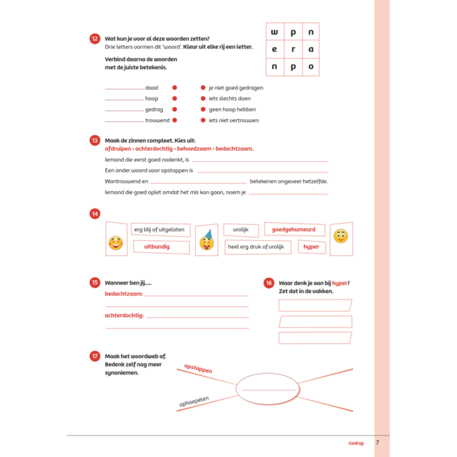 Kerndoeltrainer Woordenschat D (5 stuks)