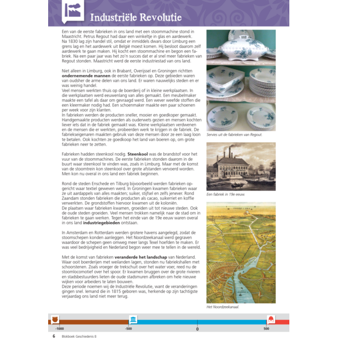 Blokboek geschiedenis groep 8 (5 stuks)