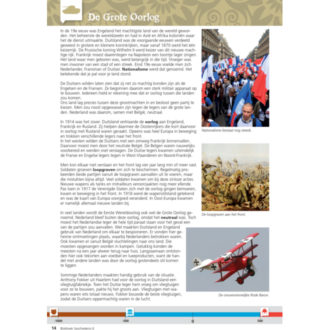 Blokboek geschiedenis groep 8 (5 stuks)