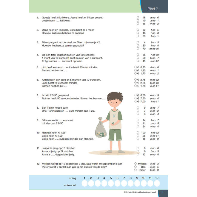 Blokboek redactiesommen A groep 5 (5 stuks)