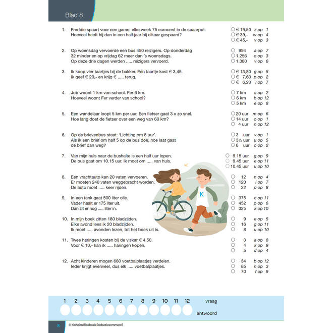Blokboek redactiesommen B groep 6 (5 stuks)
