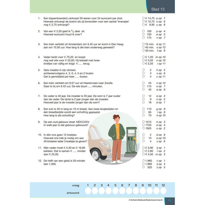 Blokboek redactiesommen B groep 6 (5 stuks)