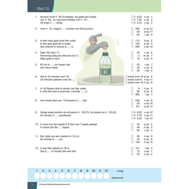 Blokboek redactiesommen B groep 6 (5 stuks)