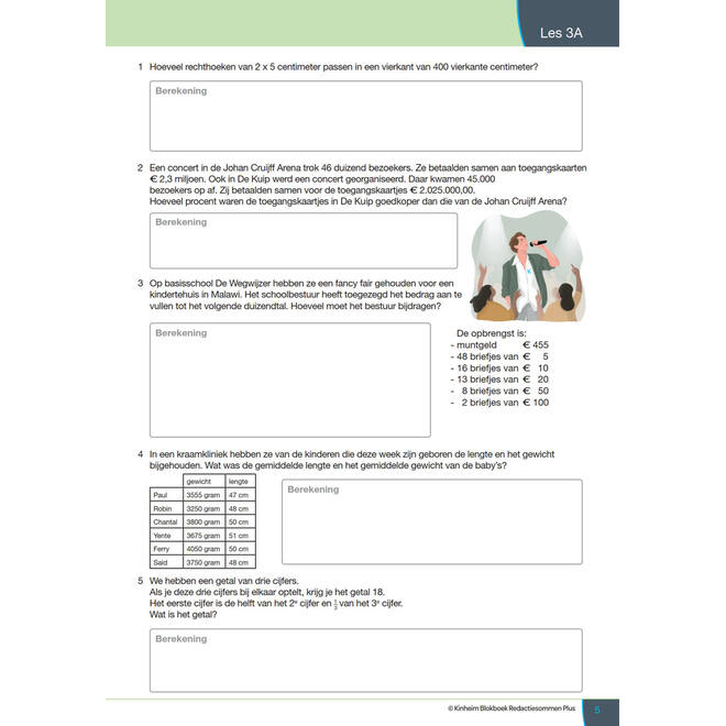 Blokboek redactiesommen Plus (5 stuks)