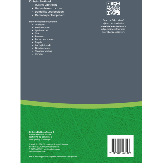 Blokboek natuur groep 6 (5 stuks)