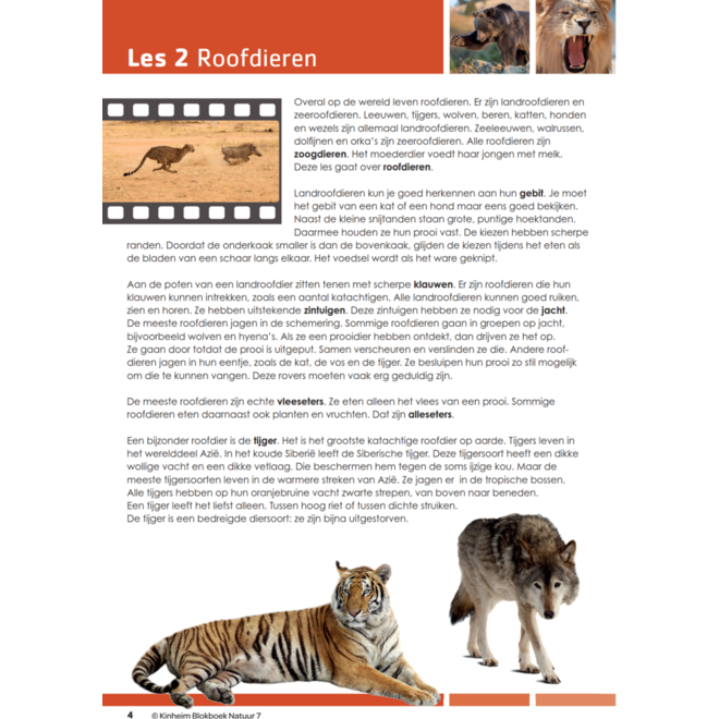 Blokboek natuur groep 7 (5 stuks)