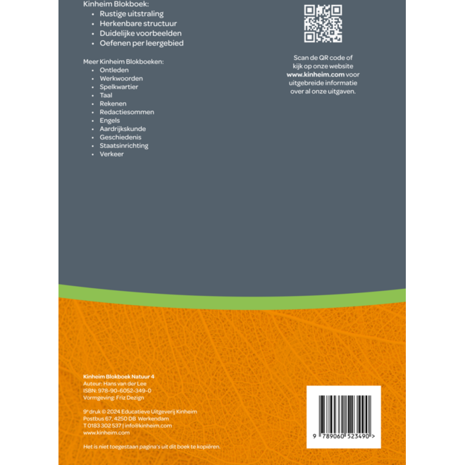 Blokboek natuur groep 4 (5 stuks)