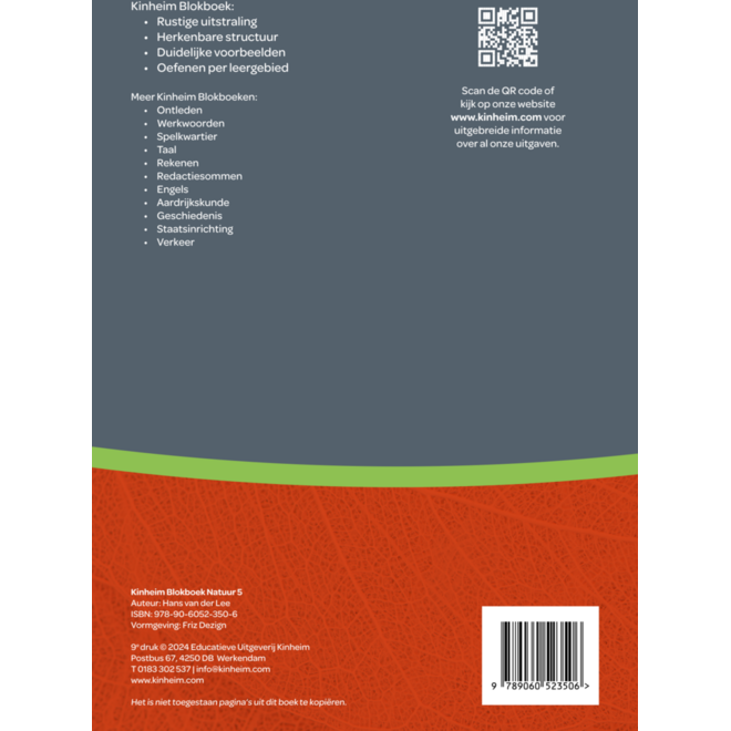 Blokboek natuur groep 5 (5 stuks)