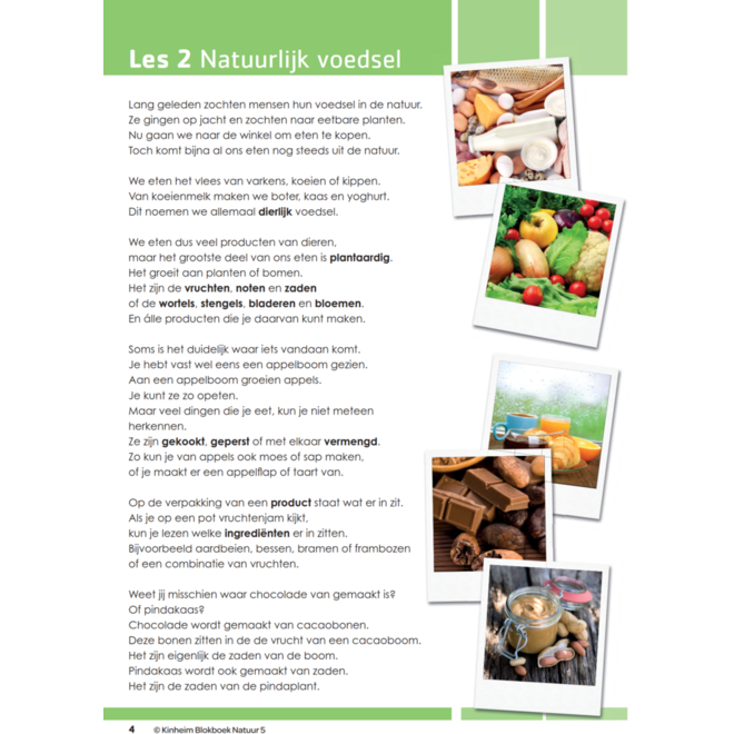 Blokboek natuur groep 5 (5 stuks)