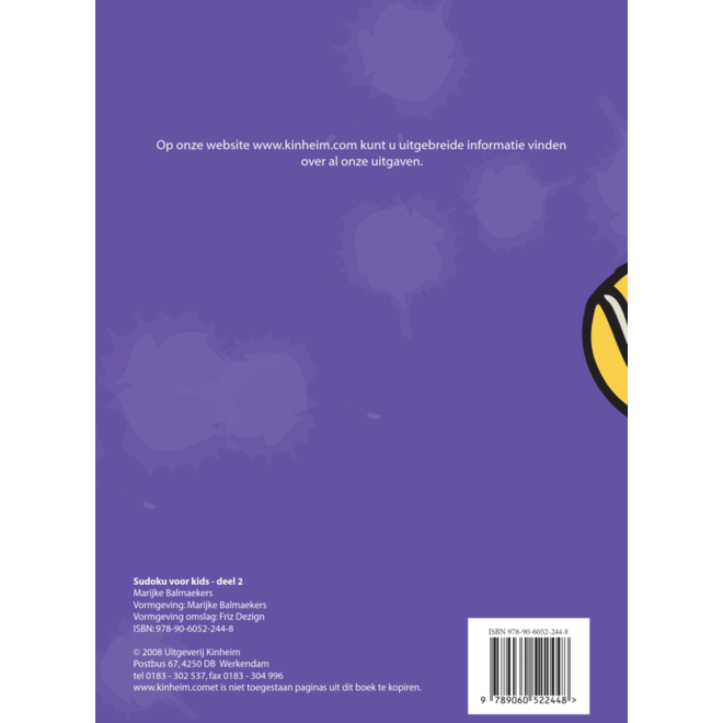 Sudoku voor Kids 2 groep 4 (5 stuks)