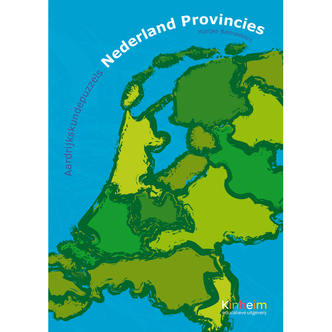 Aardrijkskundepuzzels groep 6 Nederland provincies (5 stuks)