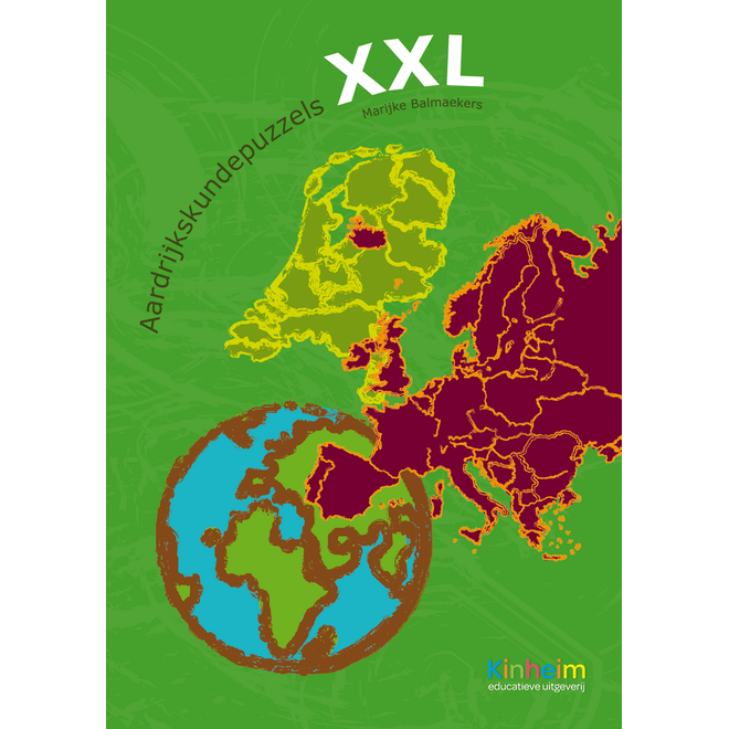 Aardrijkskundepuzzels XXL groep 8 (5 stuks)