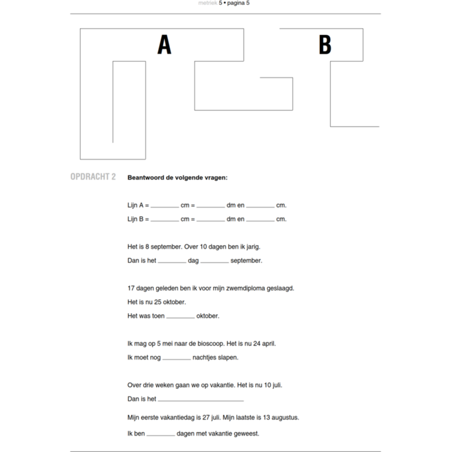 Blokboek Metriek groep 5
