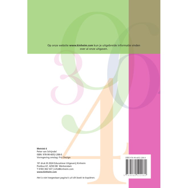 Blokboek Metriek groep 6