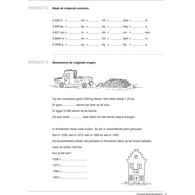 Blokboek Metriek groep 8