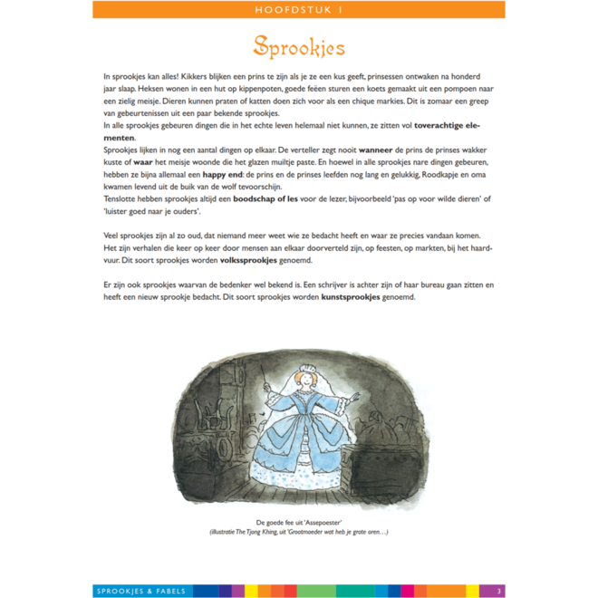 Sprookjes en fabels werkgids (5 stuks)
