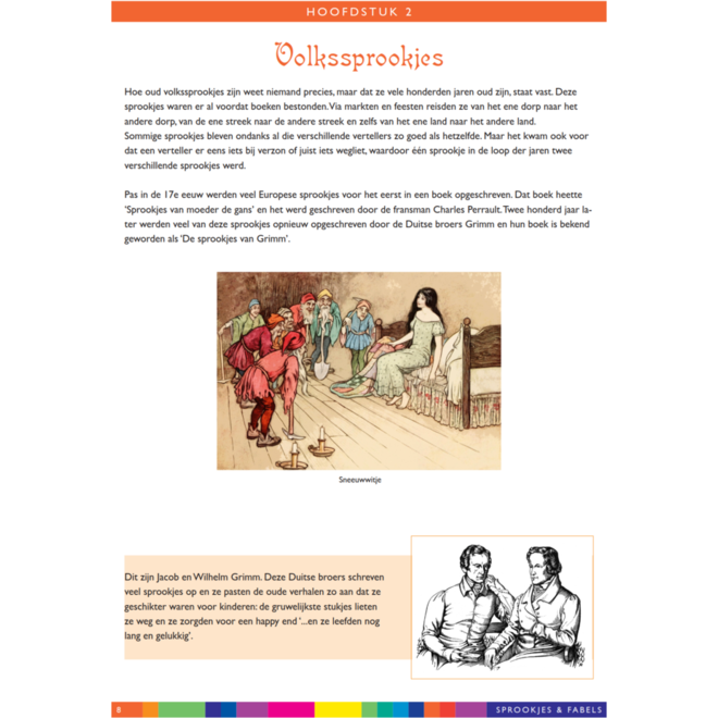 Sprookjes en fabels werkgids (5 stuks)