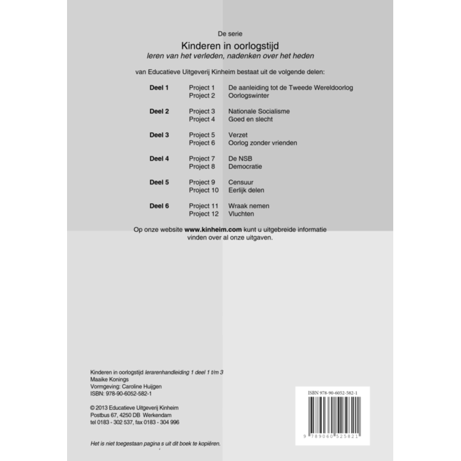 Kinderen in oorlogstijd handleiding 1 t/m 3
