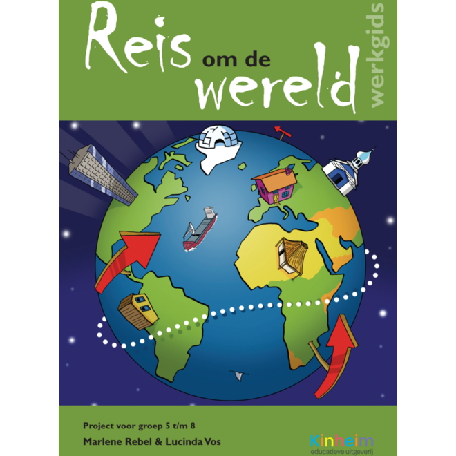 Reis om de wereld werkgids (5 stuks)